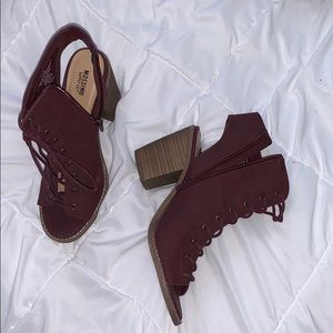 Lace Up Wedges